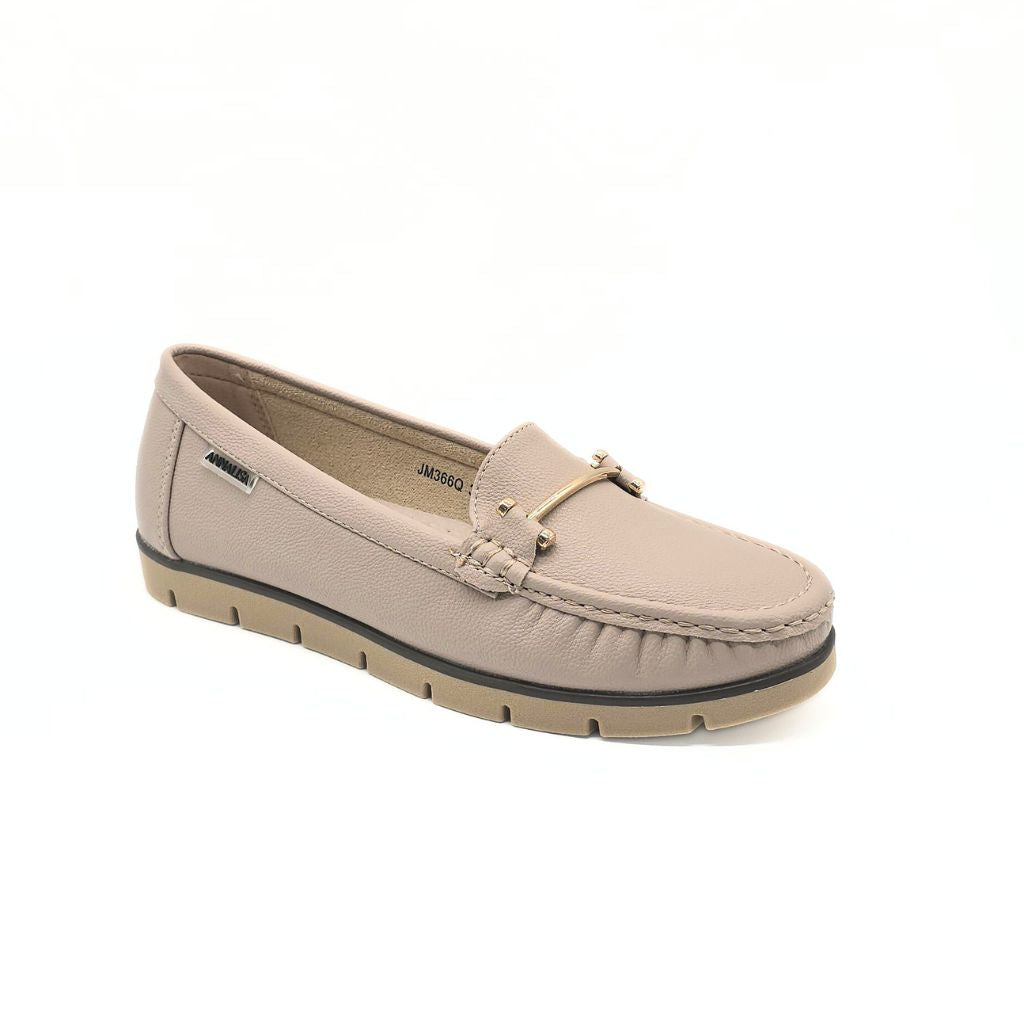 Zapato plano Kaki