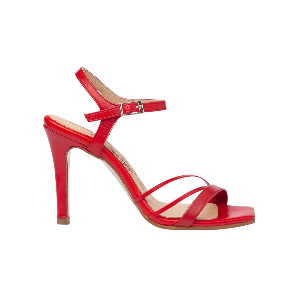 Sandalias Pulsera cerrada esencia Rojo